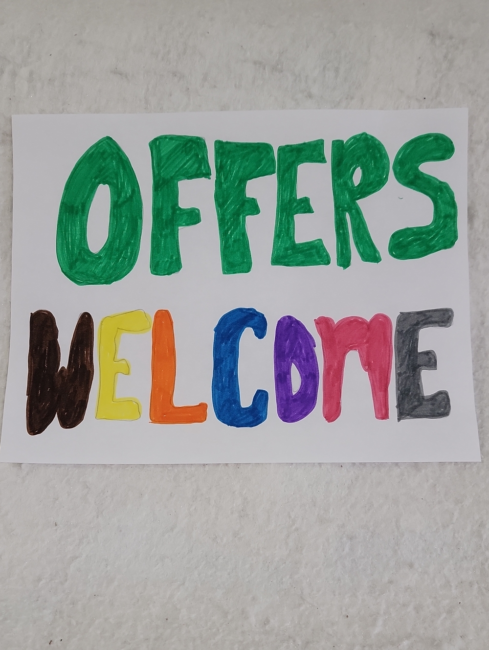 'OFFERS WELCOME' Please Read Description